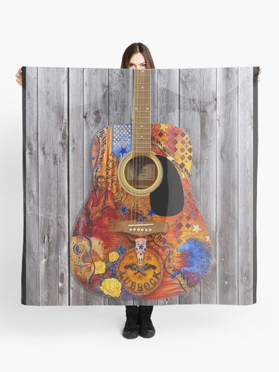 Discover Texas Rocks Buddy Holly Guitar Tribute ll | Scarf