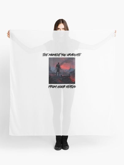 Discover The Moment You Graduate From Noob Status New Gamer t-shirt. | Scarf