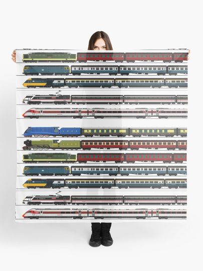 Discover BRITISH TRAINS | Scarf