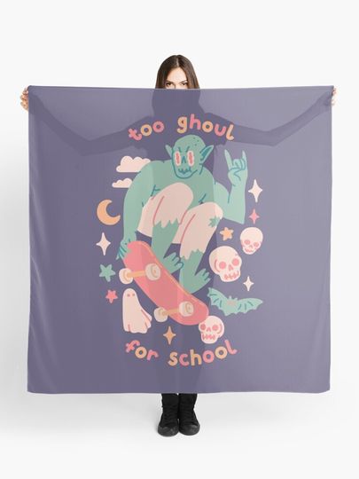 Discover TOO GHOUL FOR SCHOOL | Scarf