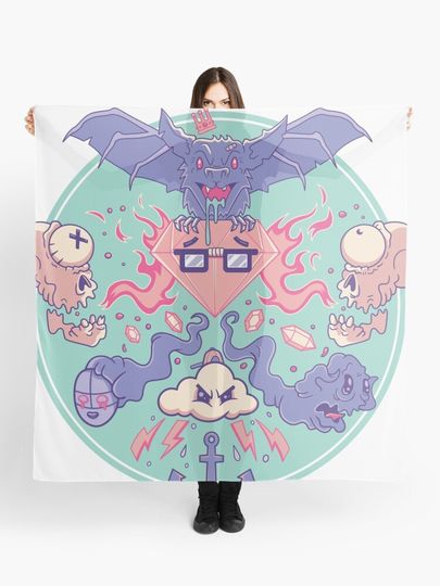 Discover Ghastly Ghouls and Ghosts with Gems | Scarf