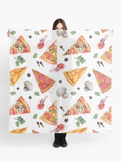 Discover pizza love mushroom | Scarf