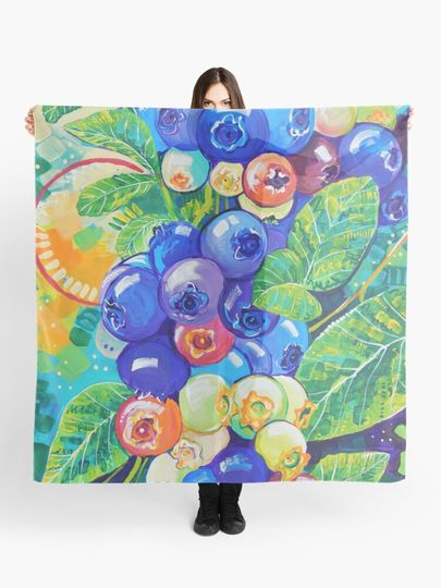 Discover Blueberries | Scarf