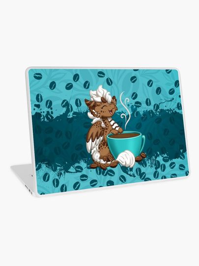 Discover Mocha Dragon &apos;Large Cup&apos; | Laptop Skin