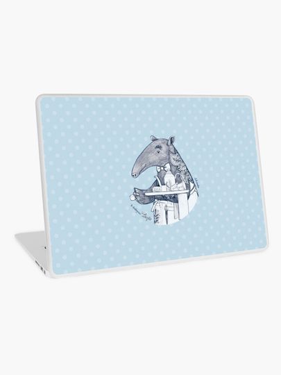 Discover Tea time starts now - Malayan Tapir | Laptop Skin