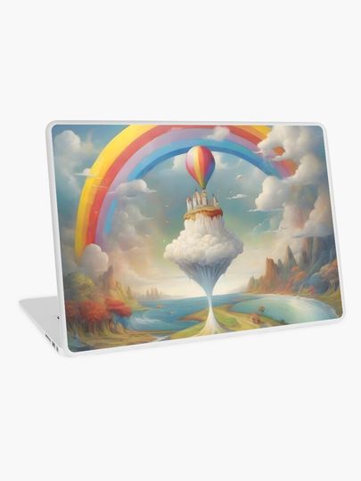 Discover Rainbow Nature Landscape Surreal Art | Laptop Skin