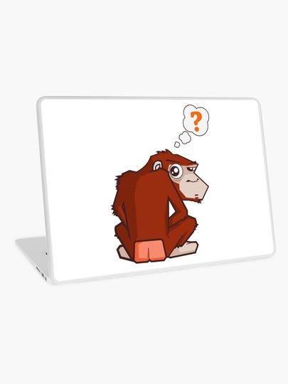 Discover Monkey WTF??? | Laptop Skin