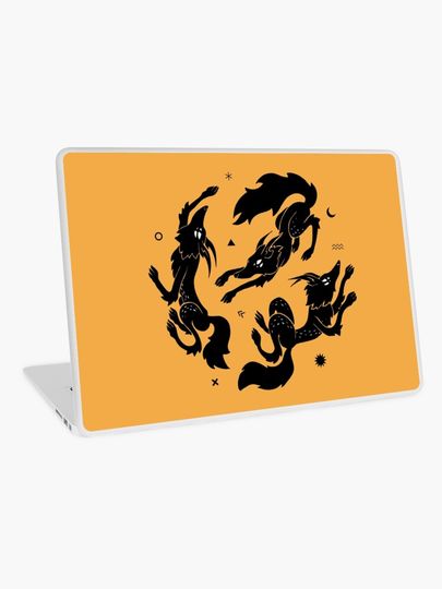 Discover Dancing Wolves | Laptop Skin