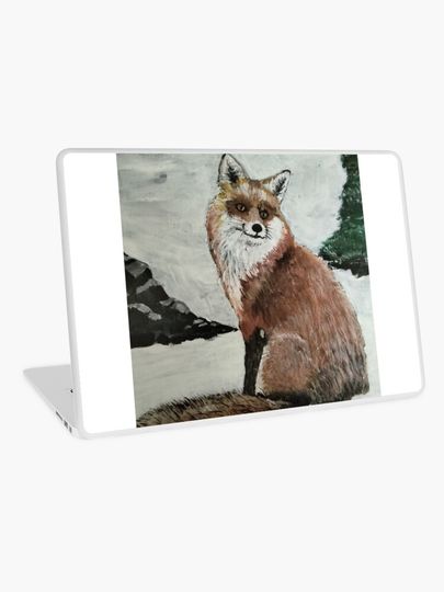 Discover Fox in the snow  | Laptop Skin