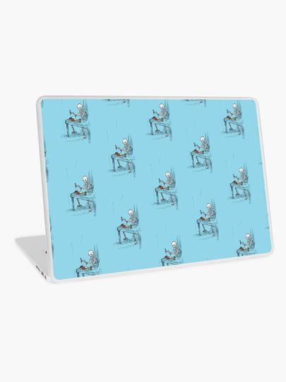 Discover Confused Skeleton | Laptop Skin