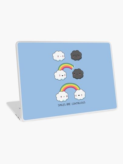 Discover Smiles are contagious | Laptop Skin