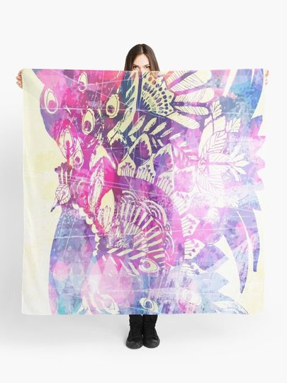 Discover Shake a tail feather - lilac dreams | Scarf