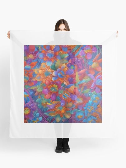 Discover Field of flowers | Scarf