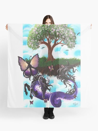Discover Spring Dragon Horse | Scarf