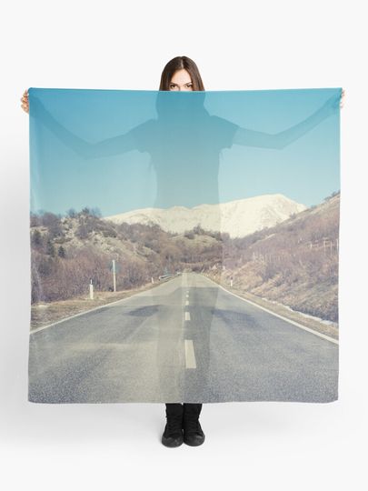 Discover Road with mountain | Scarf