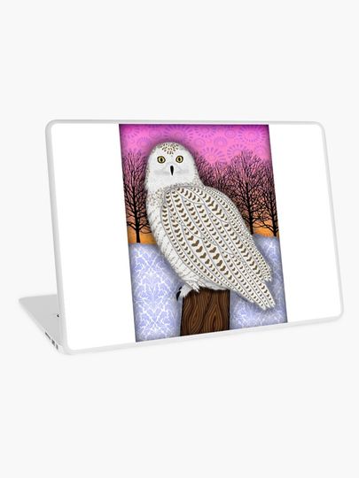 Discover Snowy Owl | Laptop Skin