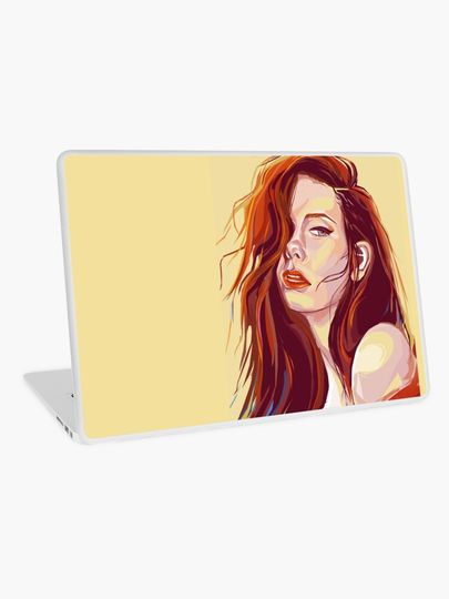 Discover Beautiful Ginger Blonde Portrait | Laptop Skin