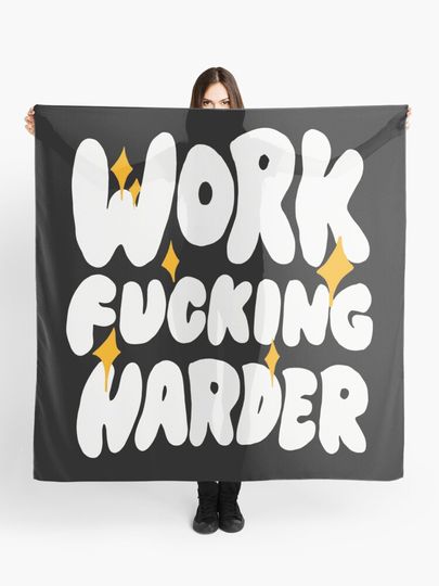 Discover Work Harder | Scarf