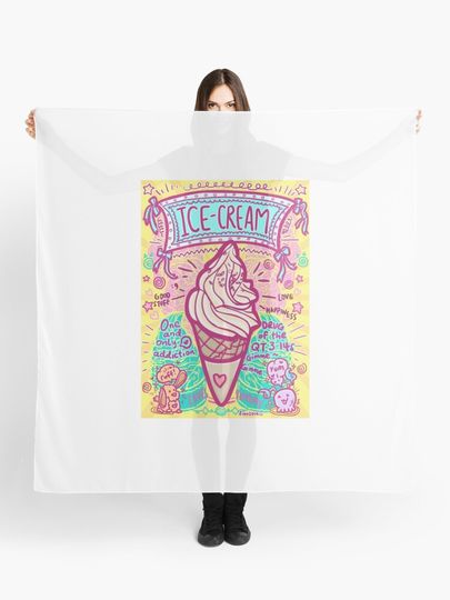 Discover Ice Cream | Scarf