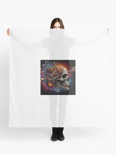 Discover Rock n&apos; Roll Skeletons #21 | Scarf