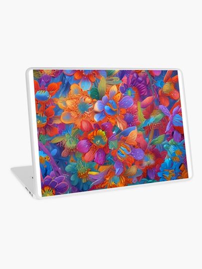 Discover Field of flowers | Laptop Skin