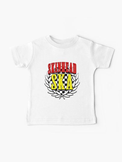 Discover Copy of  Skin Head Ska Laurel | Baby T-Shirt