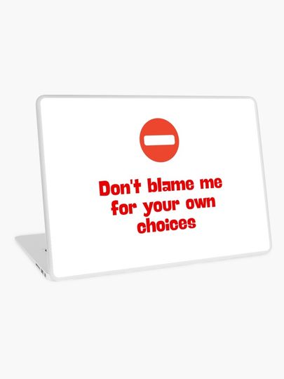 Discover Just saying 26 | Laptop Skin
