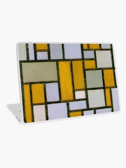 Discover Piet Mondrian | Laptop Skin