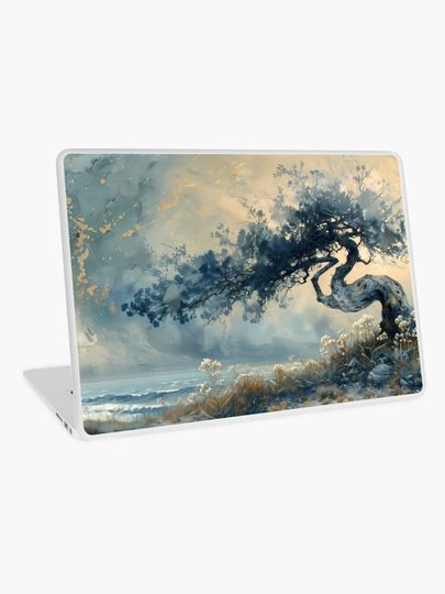 Discover Graceful Presence | Laptop Skin