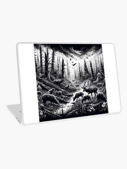 Discover Nuclear Forest Animals | Laptop Skin
