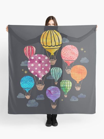 Discover Hot Air Balloon Night | Scarf