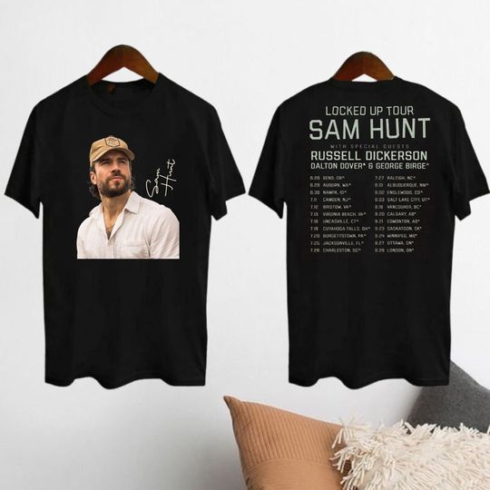 Discover Sam Hunt Locked Up Tour Graphic Shirt