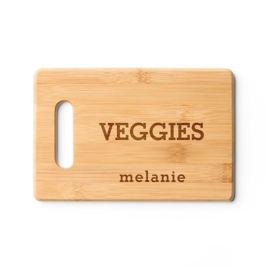 Discover Food Type Veggies Name Cutting Board