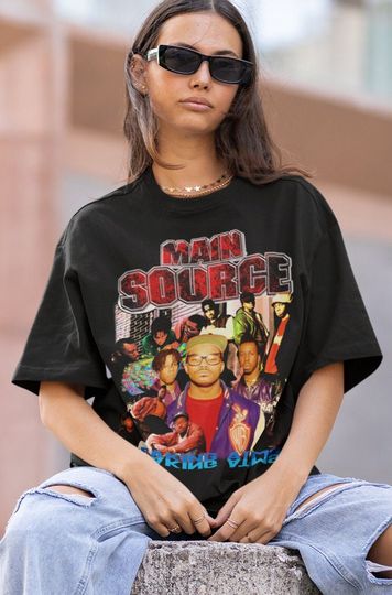 Discover Main Source Hiphop TShirt, Main Source RnB Rapper