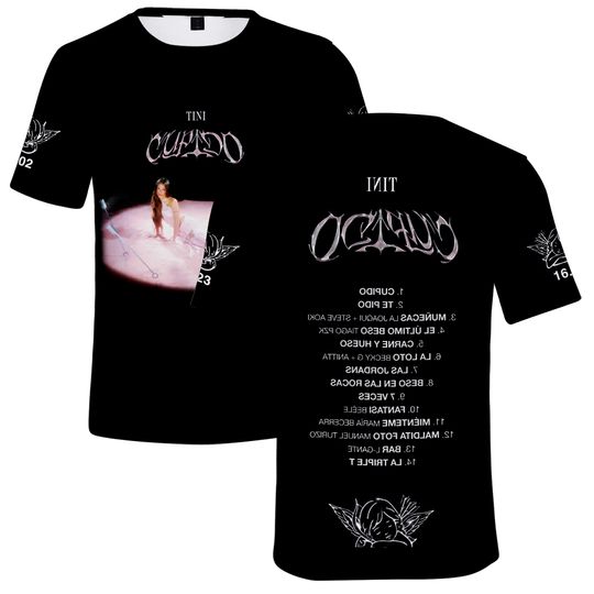 Discover Tini Stoessel T-shirt Tini Tour 2023 3D T-shirt