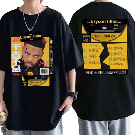 Discover The Bryson Tiller 2024 Tour Shirt, Bryson Tiller Tour Shirt