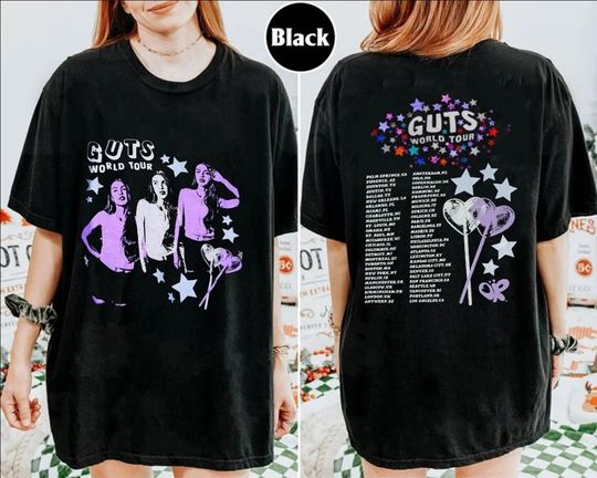 Discover 2024 World Tour Unisex Shirt, Vintage Guts Tour Shirt