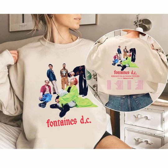 Discover Fontaines DC 2024 Tour Sweatshirt