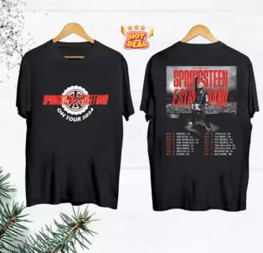 Discover Bruce Street 2024 Tour Springsteen And T-Shirt Allsizes Shirt