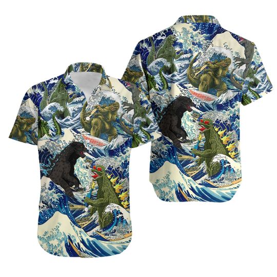 Discover Gorillaz Beach Hawaiian Shirt