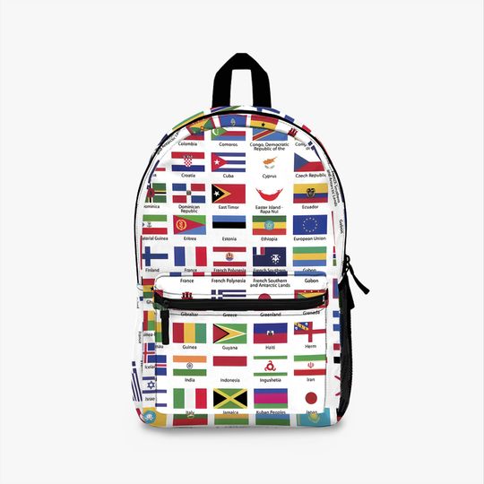 Discover World Flags with Country Names | Backpack
