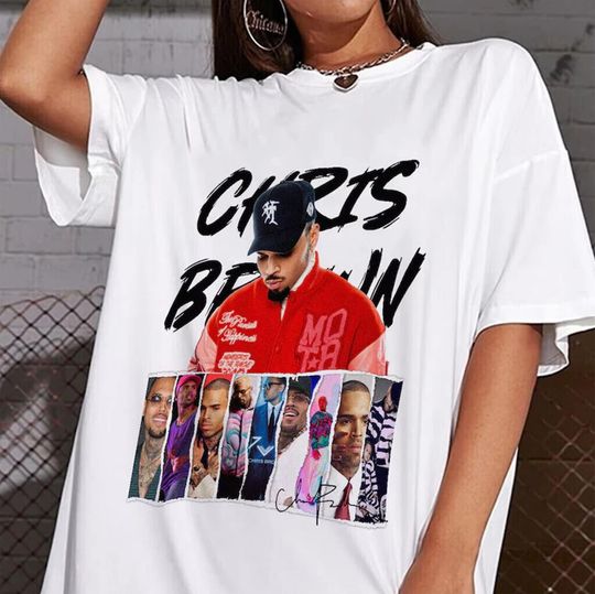 Discover Chris Brown 11:11 Tour 2024 Fan T-shirt