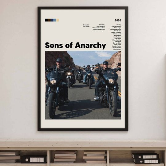 Discover Sons of Anarchy Movie Minimal Poster