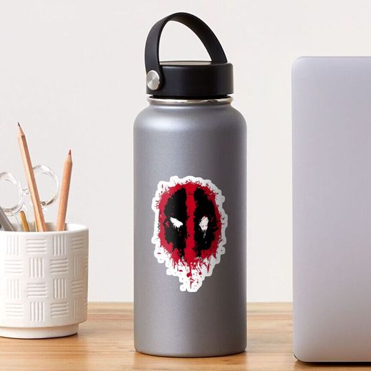 Discover Mens Best Deadpool's Splatter Sticker