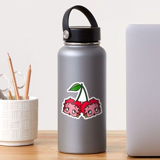 Discover betty boop cherries Sticker