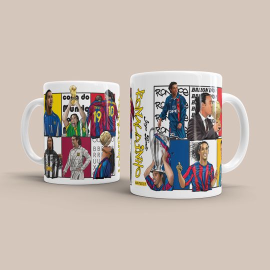 Discover Ronaldinho Iconic Football Moments Mug