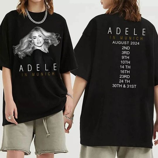 Discover Adele In Munich 2024 Weekend with Adele Double Sided Shirt
