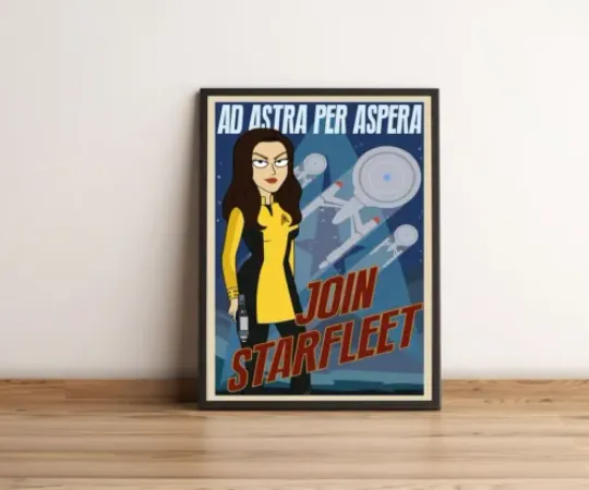 Discover Art Join Starfleet Poster, Home Decor