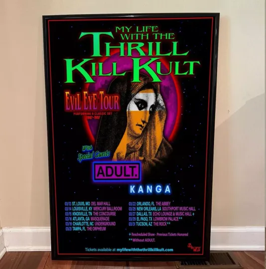Discover My Life With The Thrill Kill Kult - Tour 2024 Poster