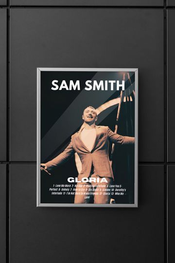 Discover Sam Smith Album Poster - Wall Art of Sam Smith